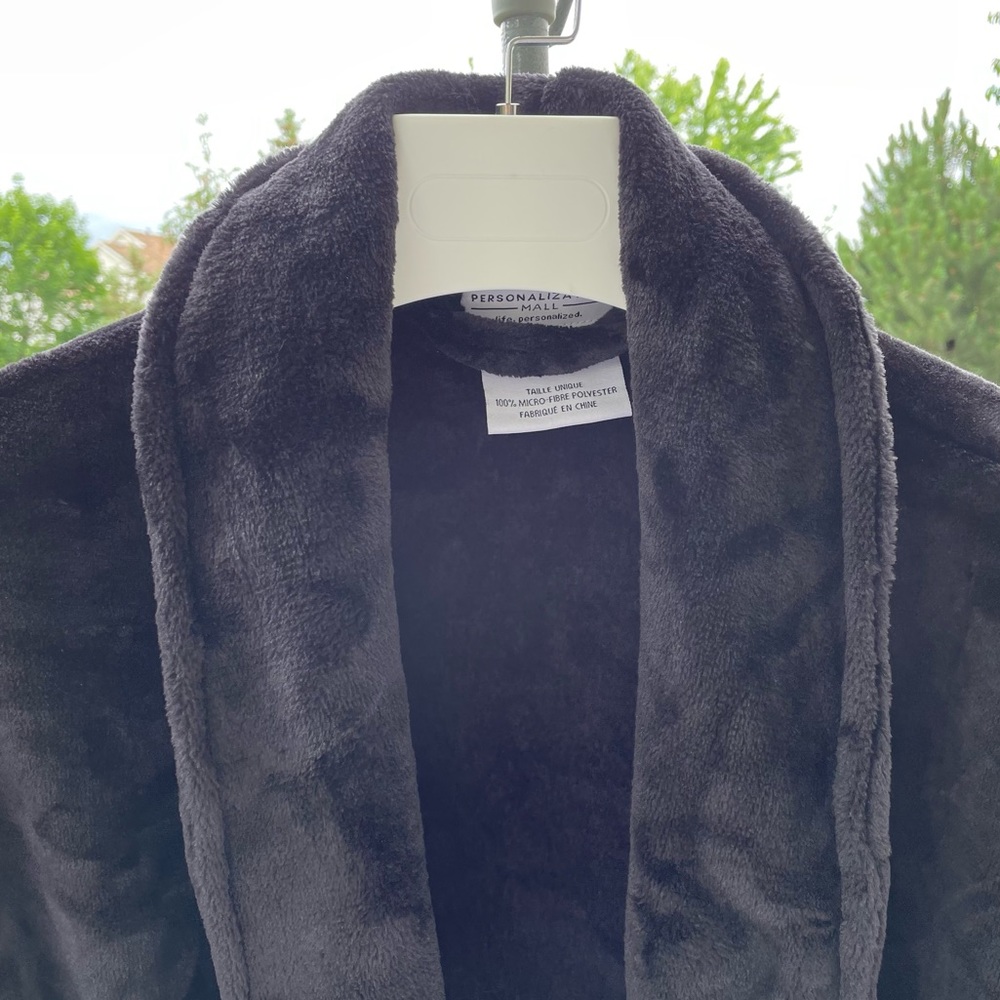 Personalization Mall Luxury Fleece Robe - Picture 4 of 9